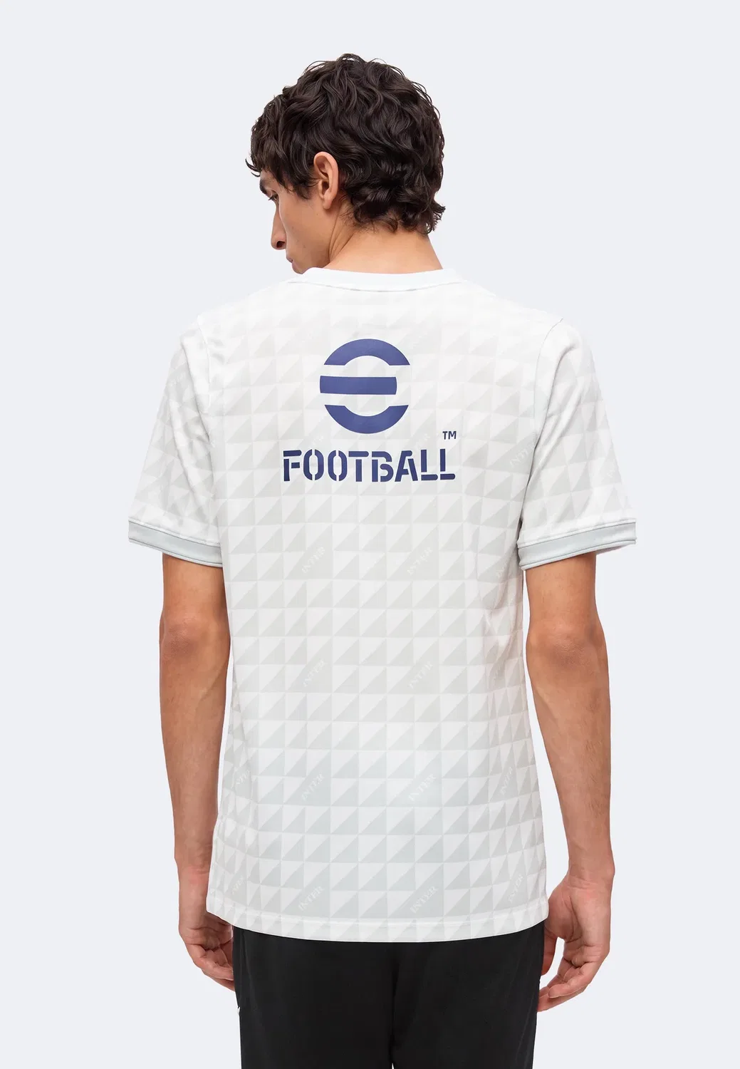 Интер - спортивная футболка Nike Performance, White/Pure Platinum/Blue Void — фото 3