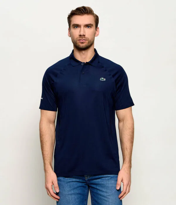 Мужское поло хлопковое Lacoste, Blu Marino