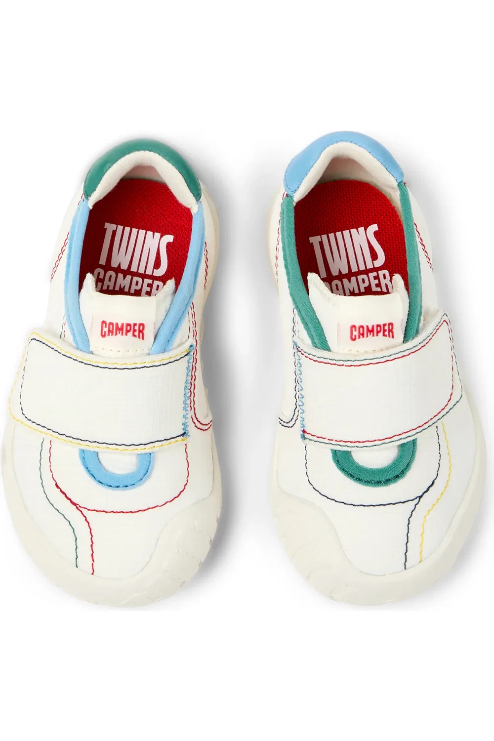 Кроссовки детские Camper Peu Path Twins, эргономичные, White Natural — фото 4