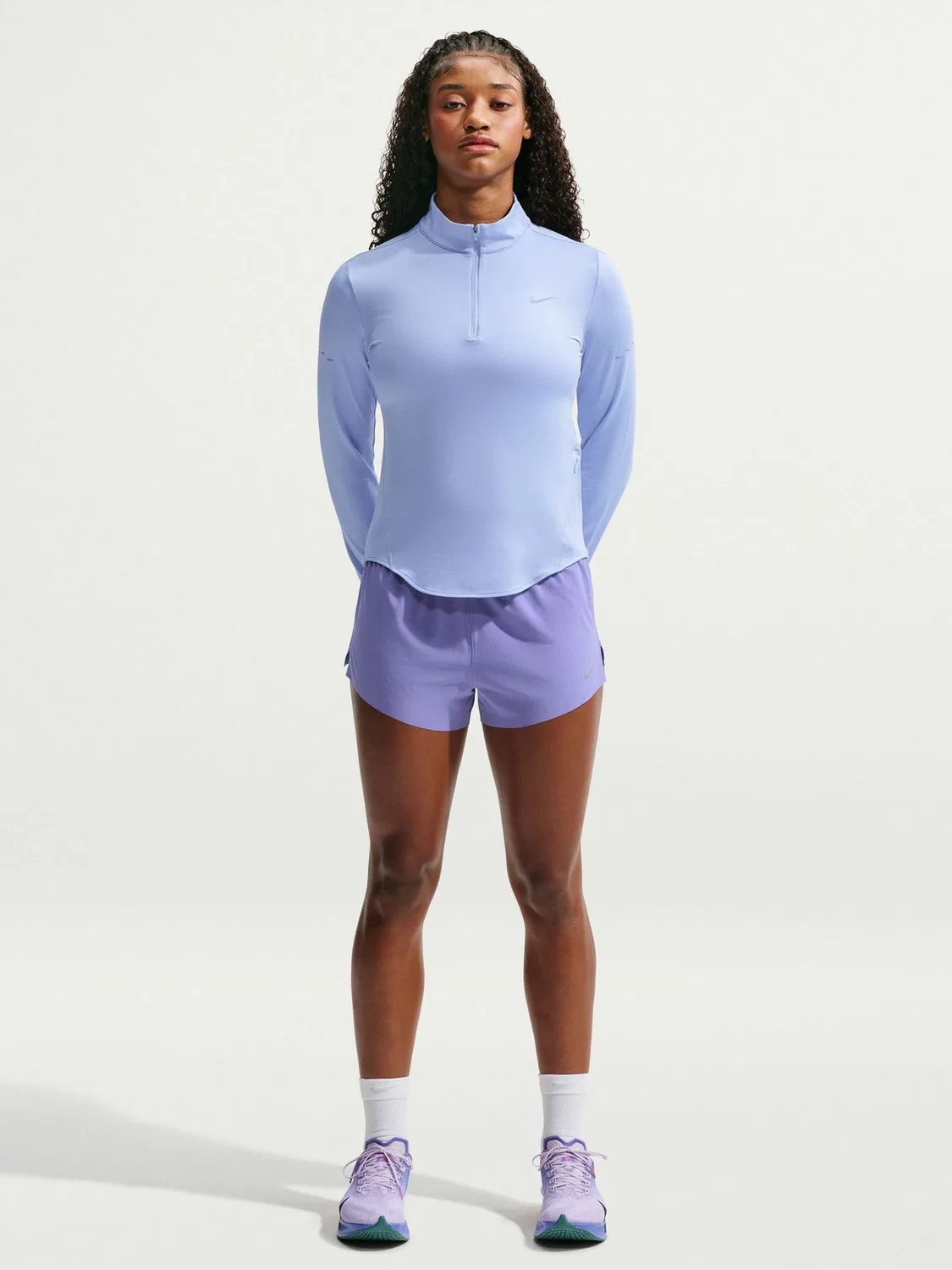 Топ для бега Nike Swift Dri-FIT UV, Aluminium Blue — фото 2