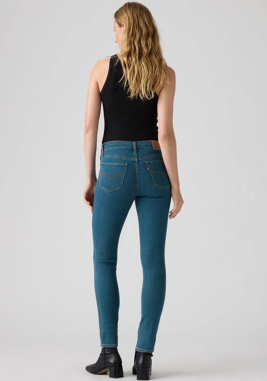Узкие джинсы LEVI'S синего цвета — фото 3