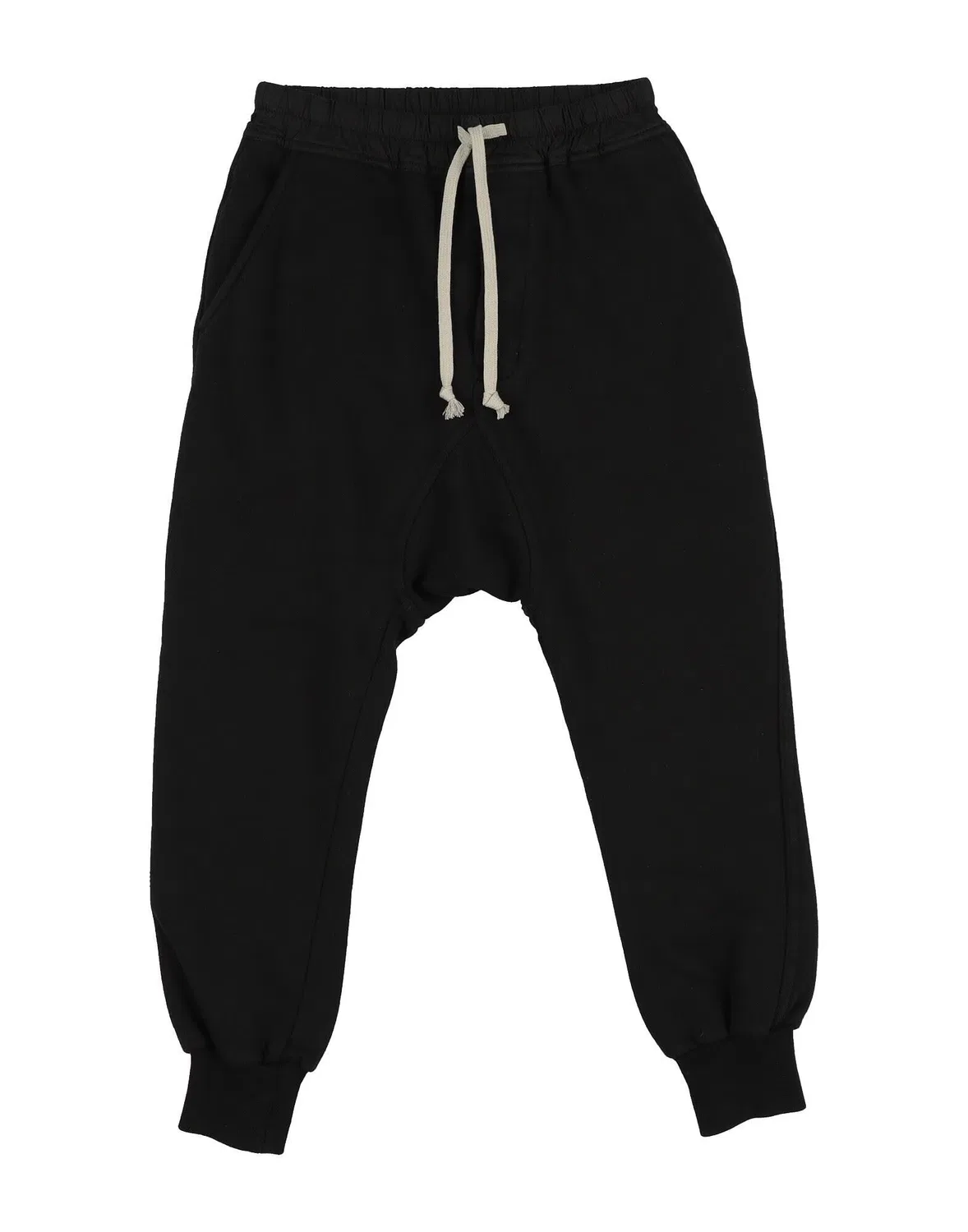 Детские брюки из флиса с завязками на поясе Rick Owens, черный