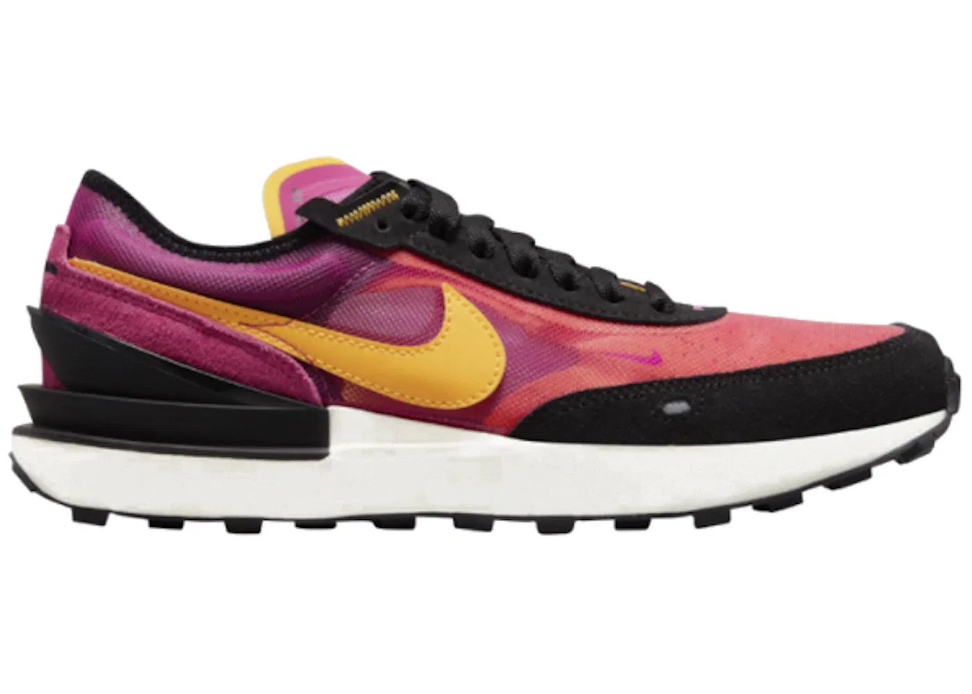 Детские кроссовки Lifestyle Nike Waffle One, Active Fuchsia/University Gold/Black