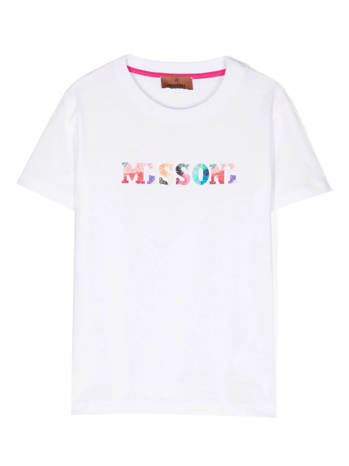 Футболка с Принтом Логотипа Missoni, белый