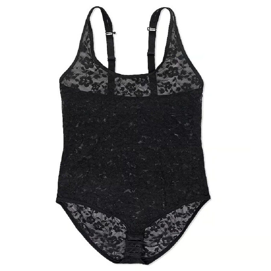 

Боди Curvy Couture No Show Lace, черный