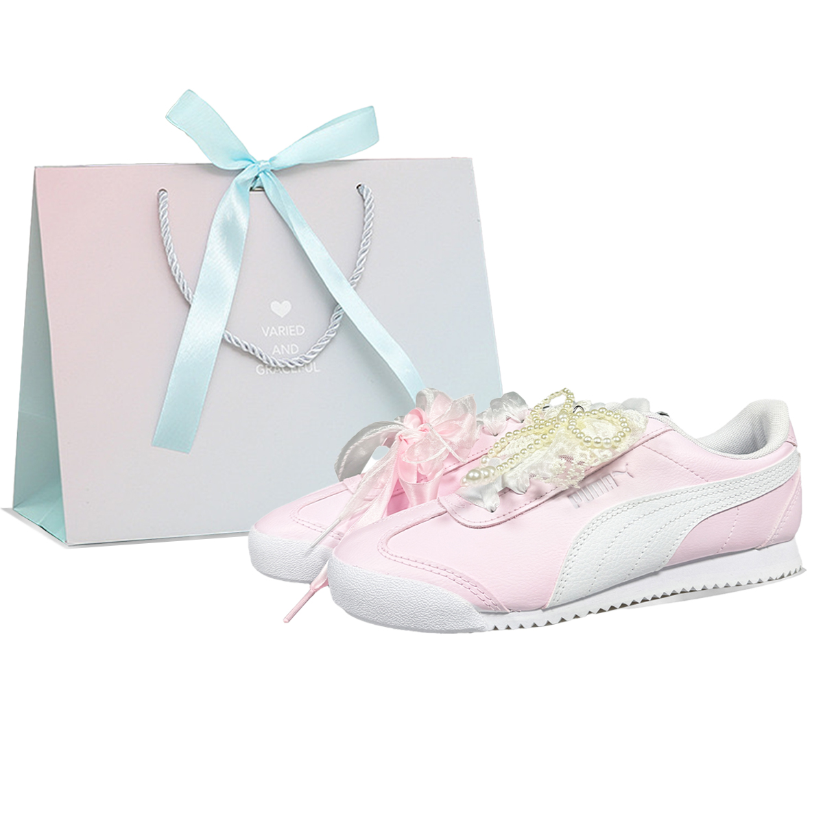 

PUMA Турино FSL нескользящие легкие низкие кеды унисекс розовые, цвет Pink