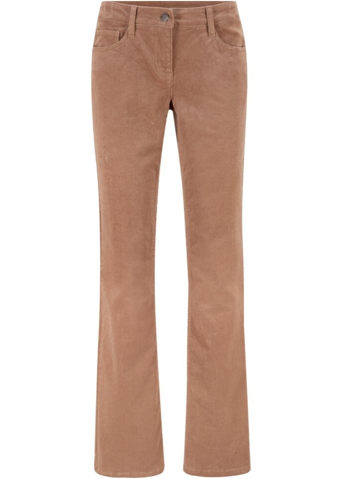 

Брюки bootcut из эластичного вельвета Bpc Bonprix Collection, оранжевый
