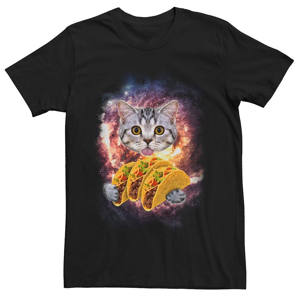 

Мужская футболка Cat Taco Explosion Licensed Character, черный