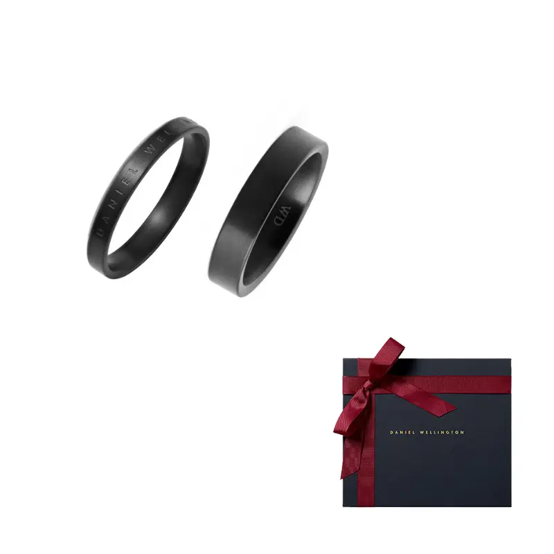 

Кольцо Daniel Wellington Alloy × TIC Plating Unisex DW/DanielWellington, obsidian черный