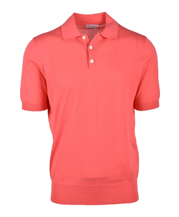 

Хлопковая рубашка-поло Ballantyne, розовый