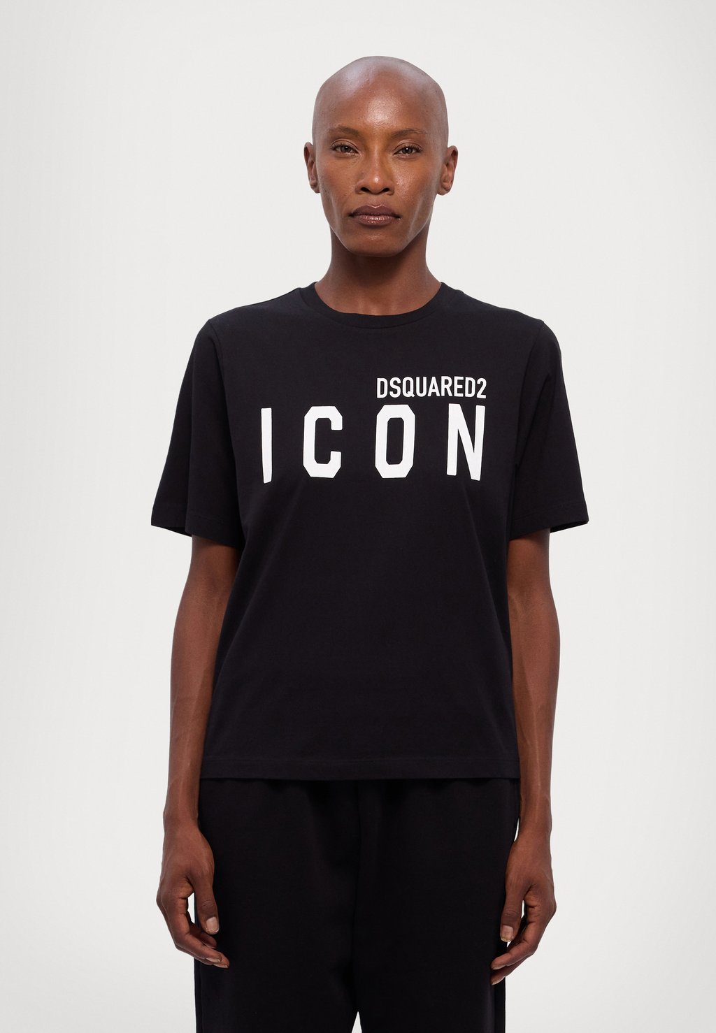 

Футболка с принтом ICON FOREVER TEE DSQUARED2 ICON, черный