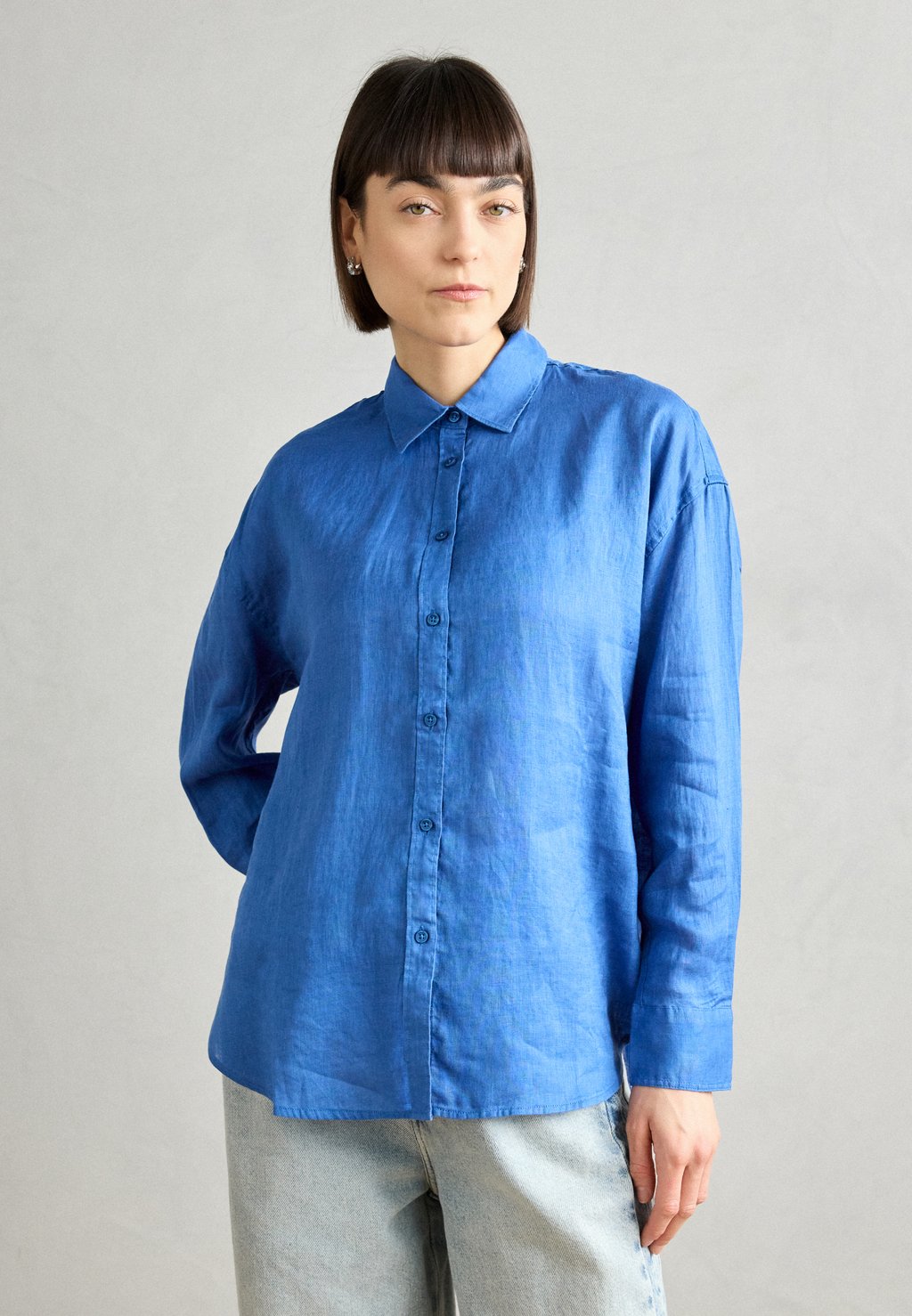 

Блузка на пуговицах SHIRT WOMAN Ecoalf, синий
