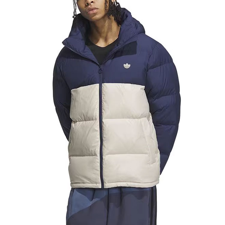 Adidas Originals Куртка пуховая мужская серии Clover тёмно-индиго, Dark Indigo — фото 3