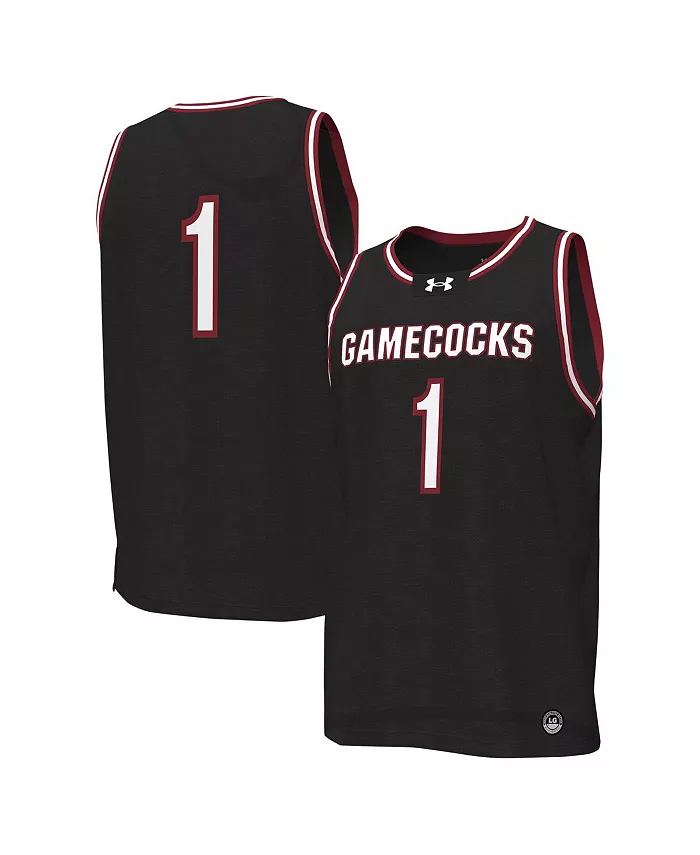 

Мужская баскетбольная майка-реплика #1 South Carolina Gamecocks Under Armour, черный