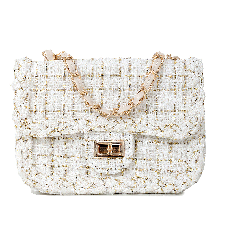 

NATTY Кроссбод сумка через плечо маленькая женская белая черная, White