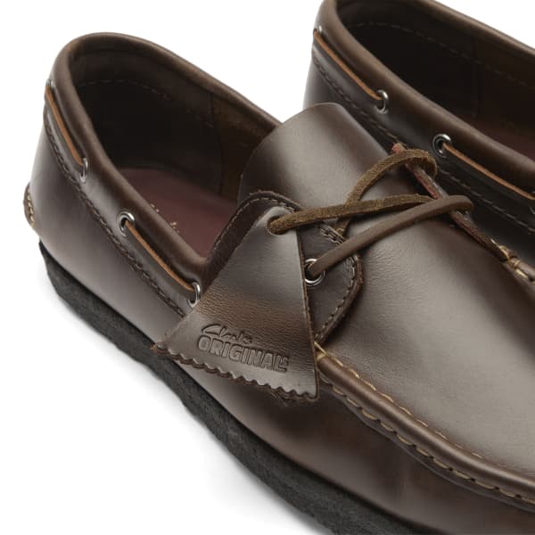 Лоферы Godney Clarks Originals, коричневый leather — фото 3