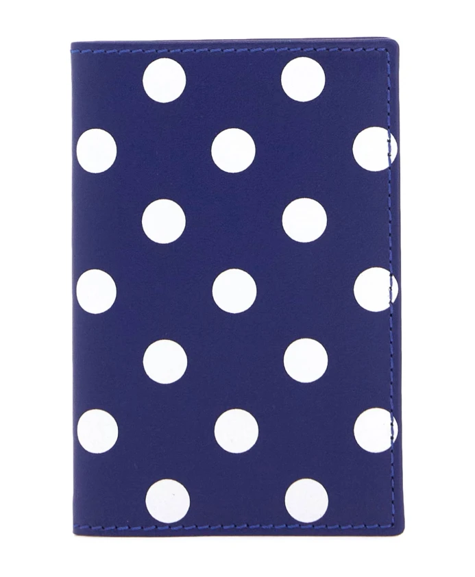

Кошелек в горошек из кожи Comme Des Garçons, синий
