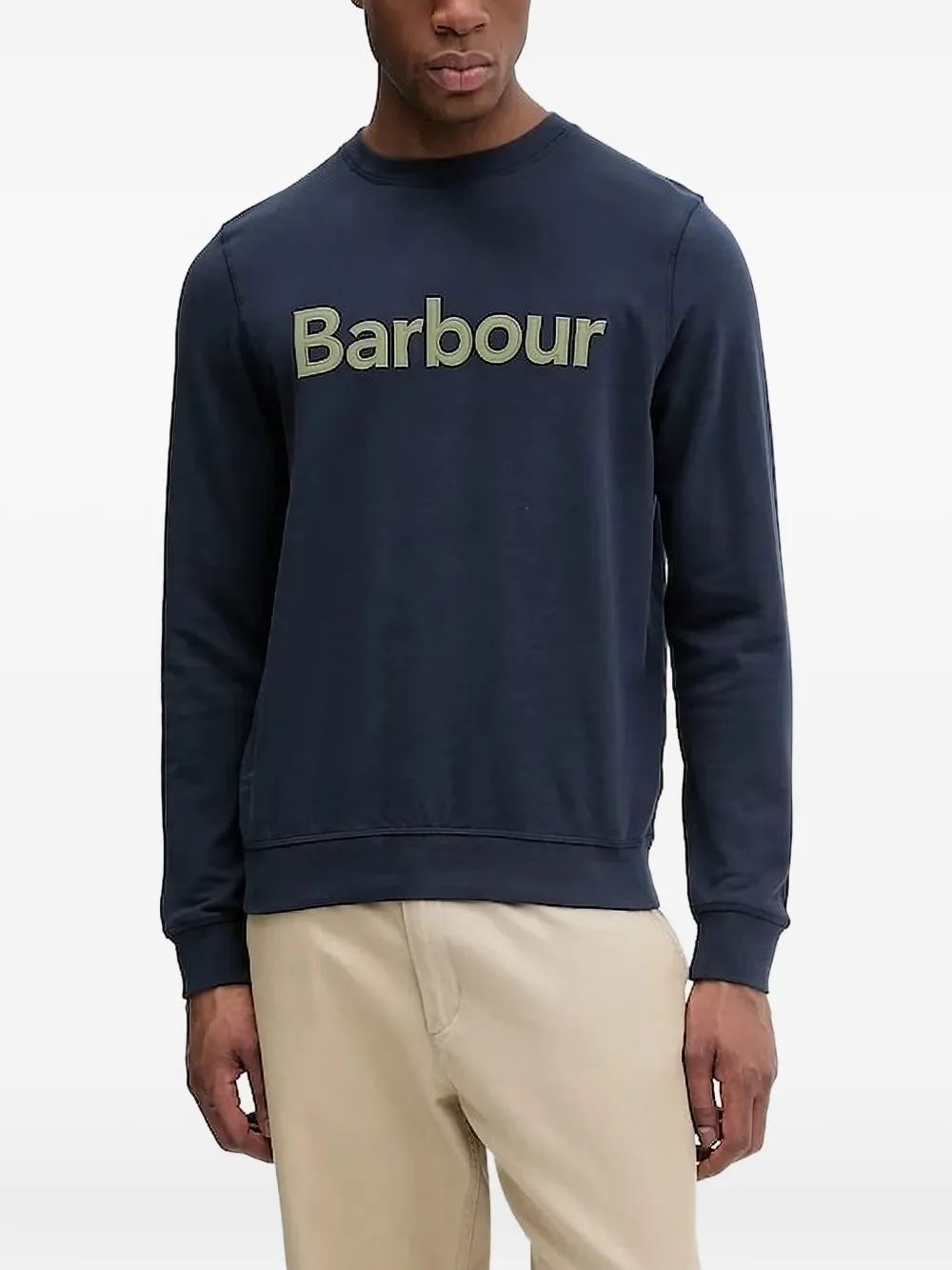 

Толстовка с вышитым логотипом Barbour, синий
