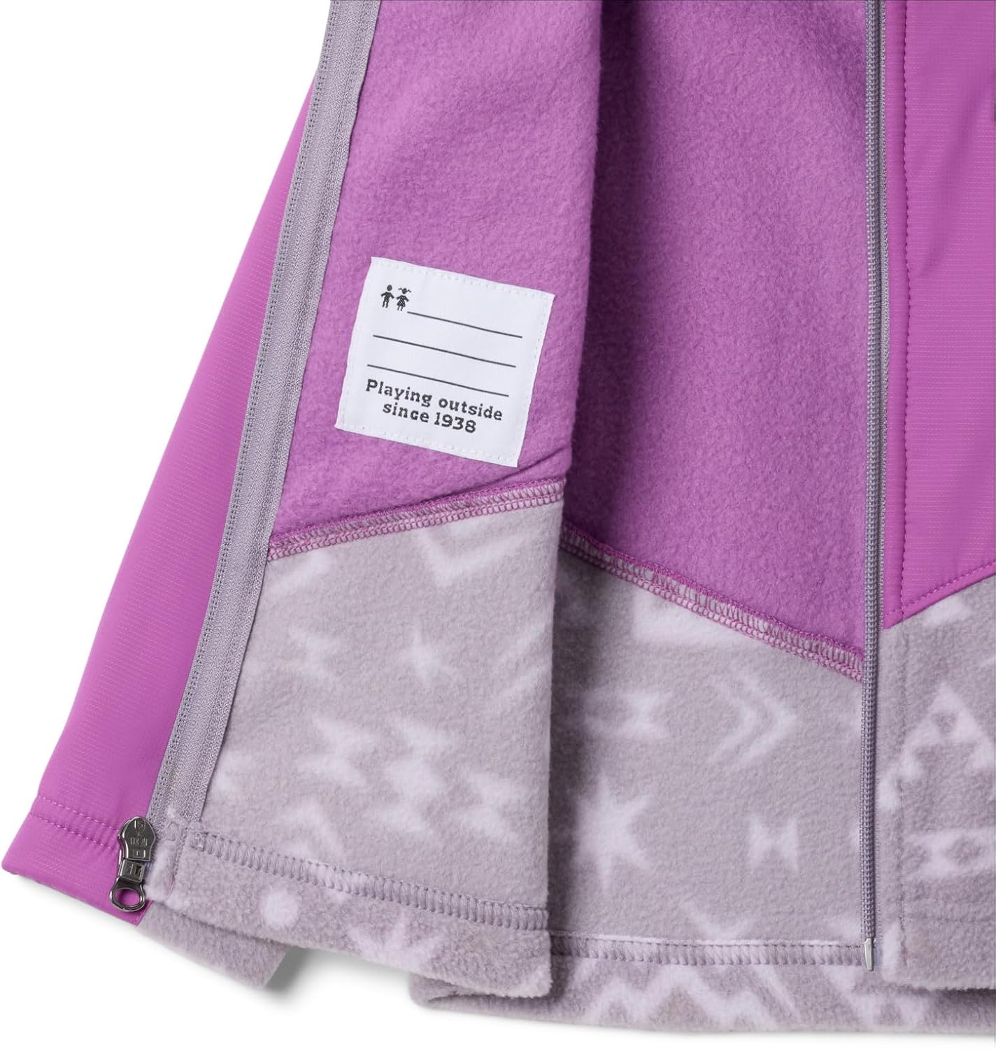 Толстовка Columbia Unisex Baby Steens Mt Ii Overlay, Shale Purple Peaked Tonal/Razzle — фото 3