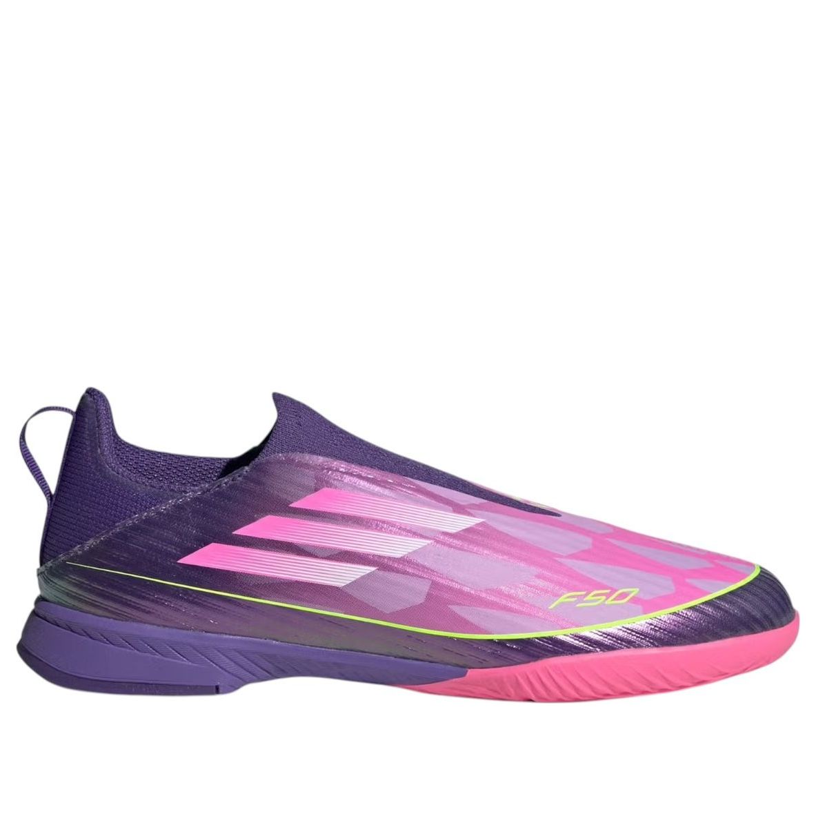 (GS) Adidas x Lamine Yamal F50 Laceless Indoor 'Purple' — фото 2