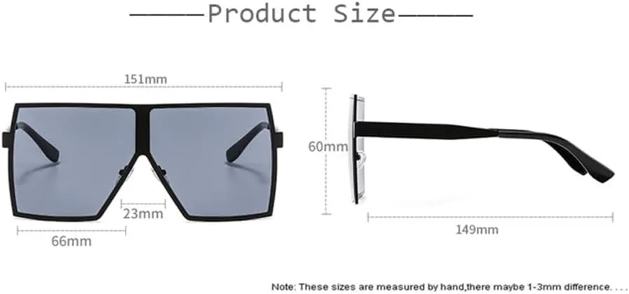 

Большие зеркальные женские солнцезащитные очки в металлической оправе, мужские винтажные солнцезащитные очки, большие очки с защитой от УФ-излучения UV400 HDUBFY, 5