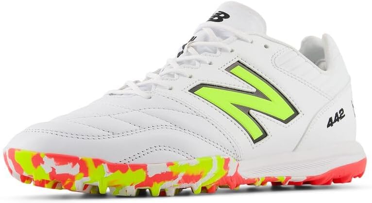 

Футбольные бутсы New Balance 442 Pro Tf V2 для мужчин, White/Energy Red/Hi-Lite