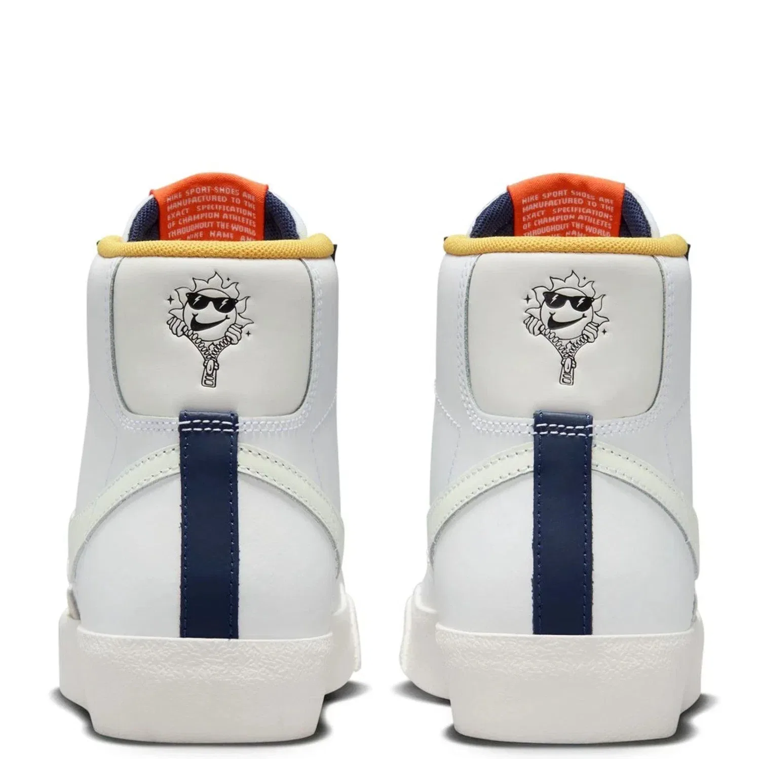 Детские кроссовки Nike Blazer Mid 'FN6966' - белые, в стиле casual, модель HTAT472 — фото 4