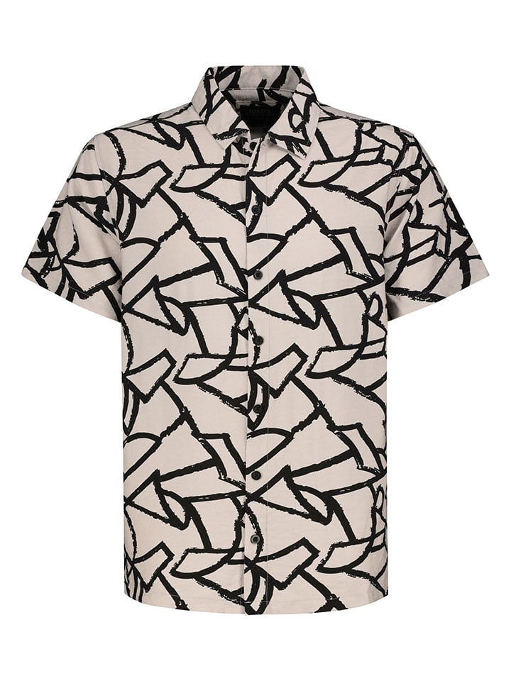 

Рубашка Authentic Style, бежевый/черный