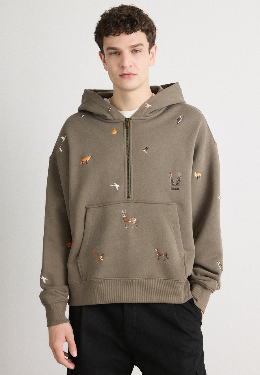 

Худи HUGO DILANORO, Medium Grey/Grey