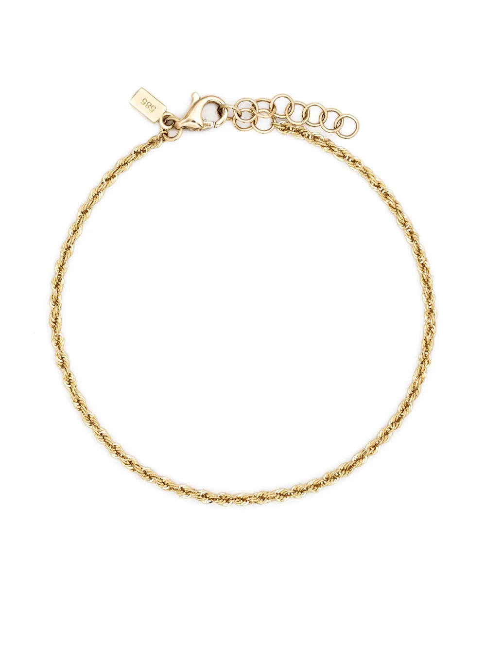 

Браслет Twist из желтого золота Ef Collection, золотой