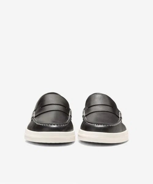 Мужские кожаные лоферы Nantucket Drift COLE HAAN чёрные — фото 3