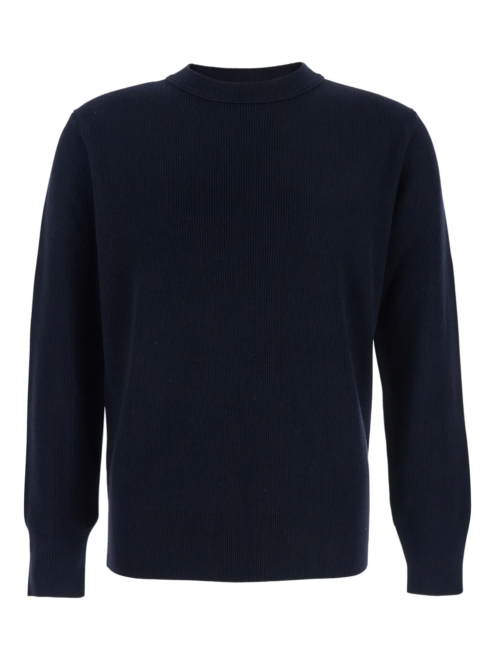 

Свитер в рубчик с круглым вырезом Kangra, синий