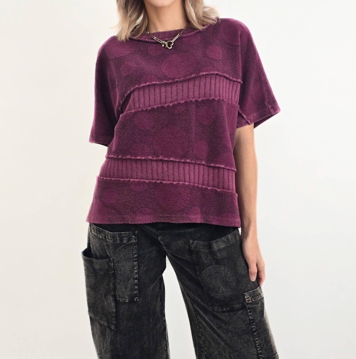 

Топ Eileen Beet в фиолетовом цвете Beau Jours