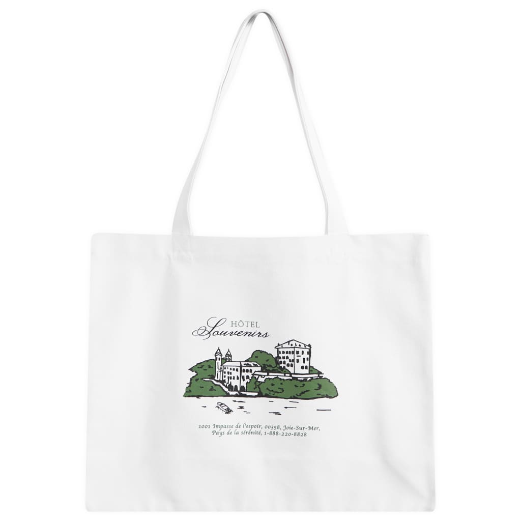 

X jjjjound hotel souvenirs сумка-шоппер A.P.C., белый