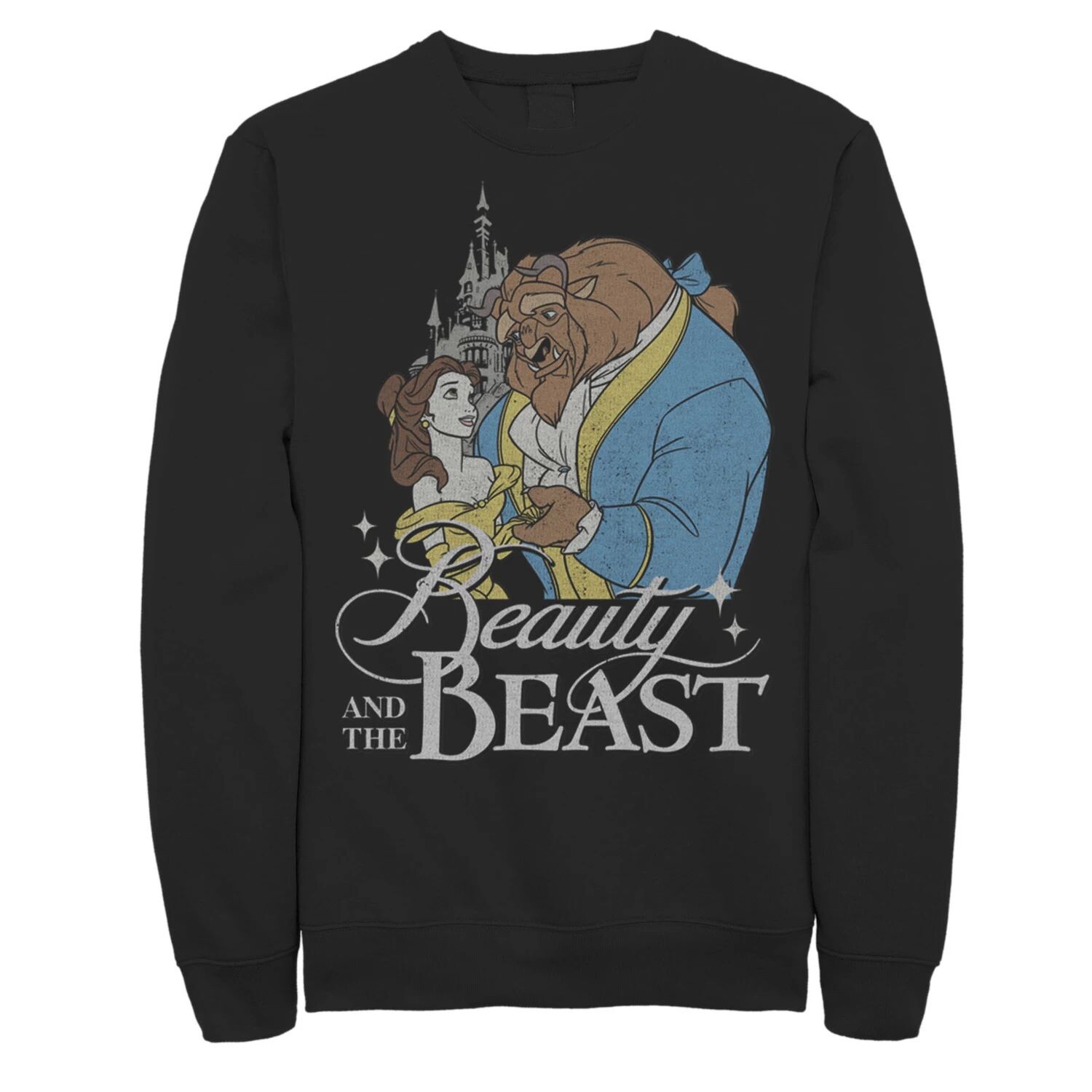 

Мужской свитшот для танцев с винтажным логотипом Disney Beauty & The Beast Licensed Character