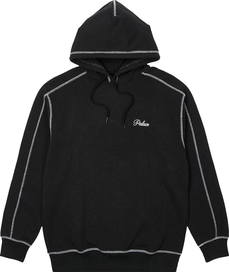 

Толстовка Palace Chain Stitch Hood 'Black', черный