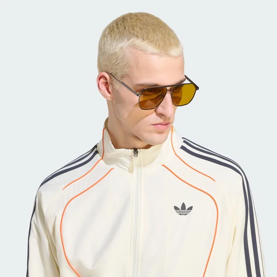 Белая межсезонная куртка ADIDAS ORIGINALS Teamgeist 26 — фото 3