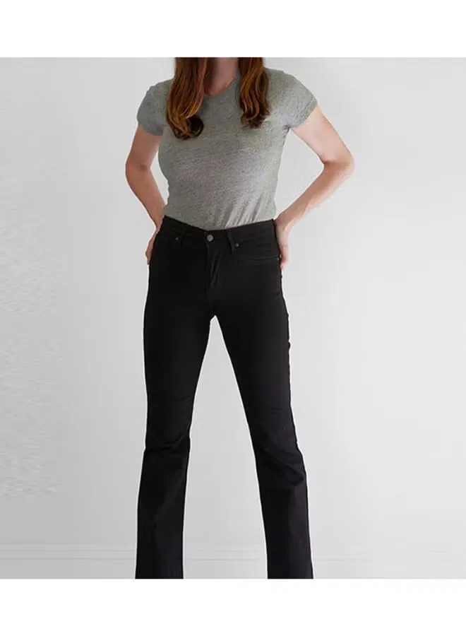 Джинсы с высокой посадкой и расклешенным низом 725 High Rise Bootcut Levi'S, черный — фото 3