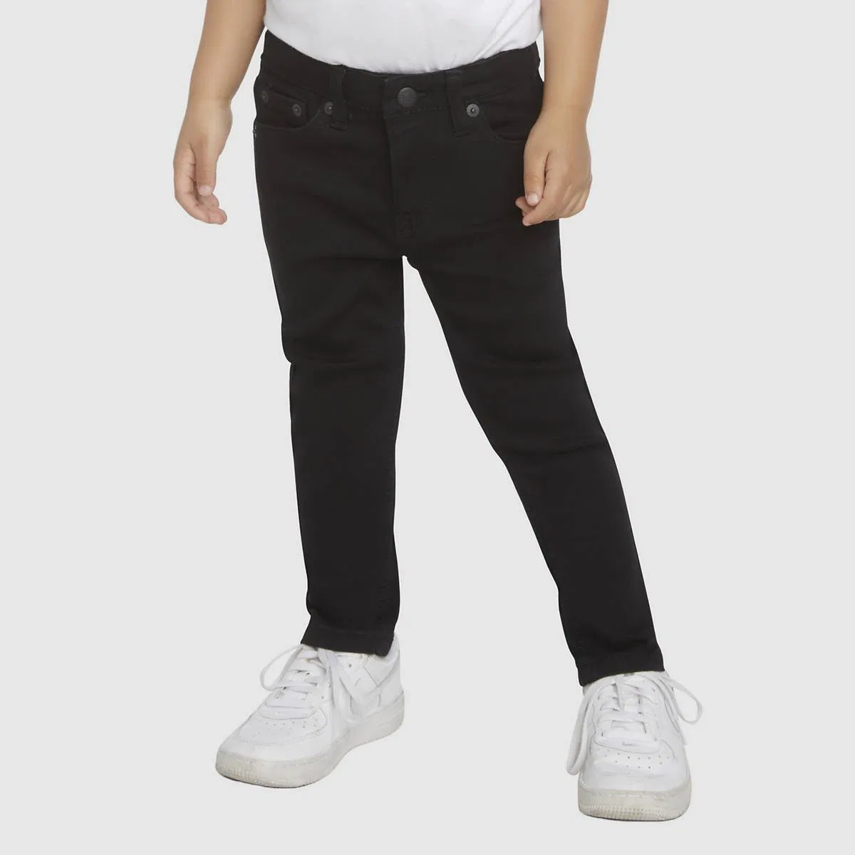 узкие джинсы 510 Eco Performance для мальчиков 2T-4T Levi's, Black Stretch - Dark Wash — фото 2