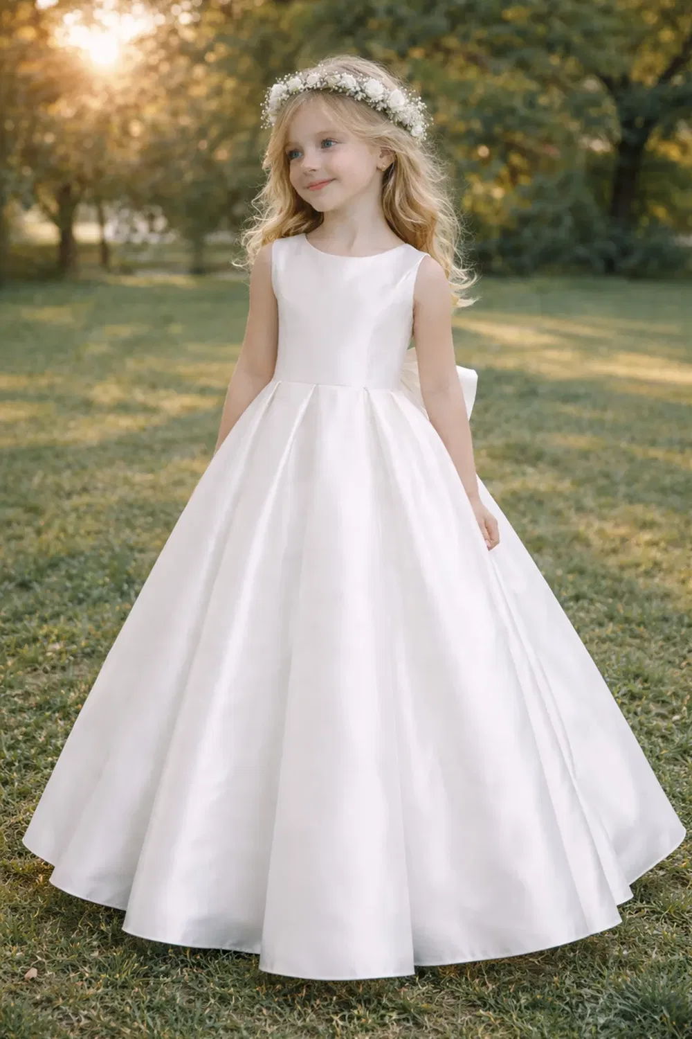 Детское платье для девочек Victoria Lilly + Bo, White