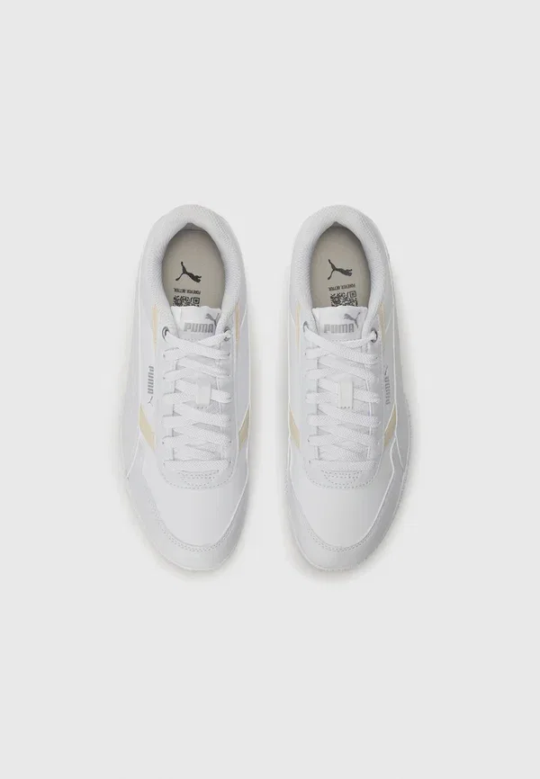Кеды из высококачественного кожзаменителя Bella donna unisex Puma, white, белый — фото 4