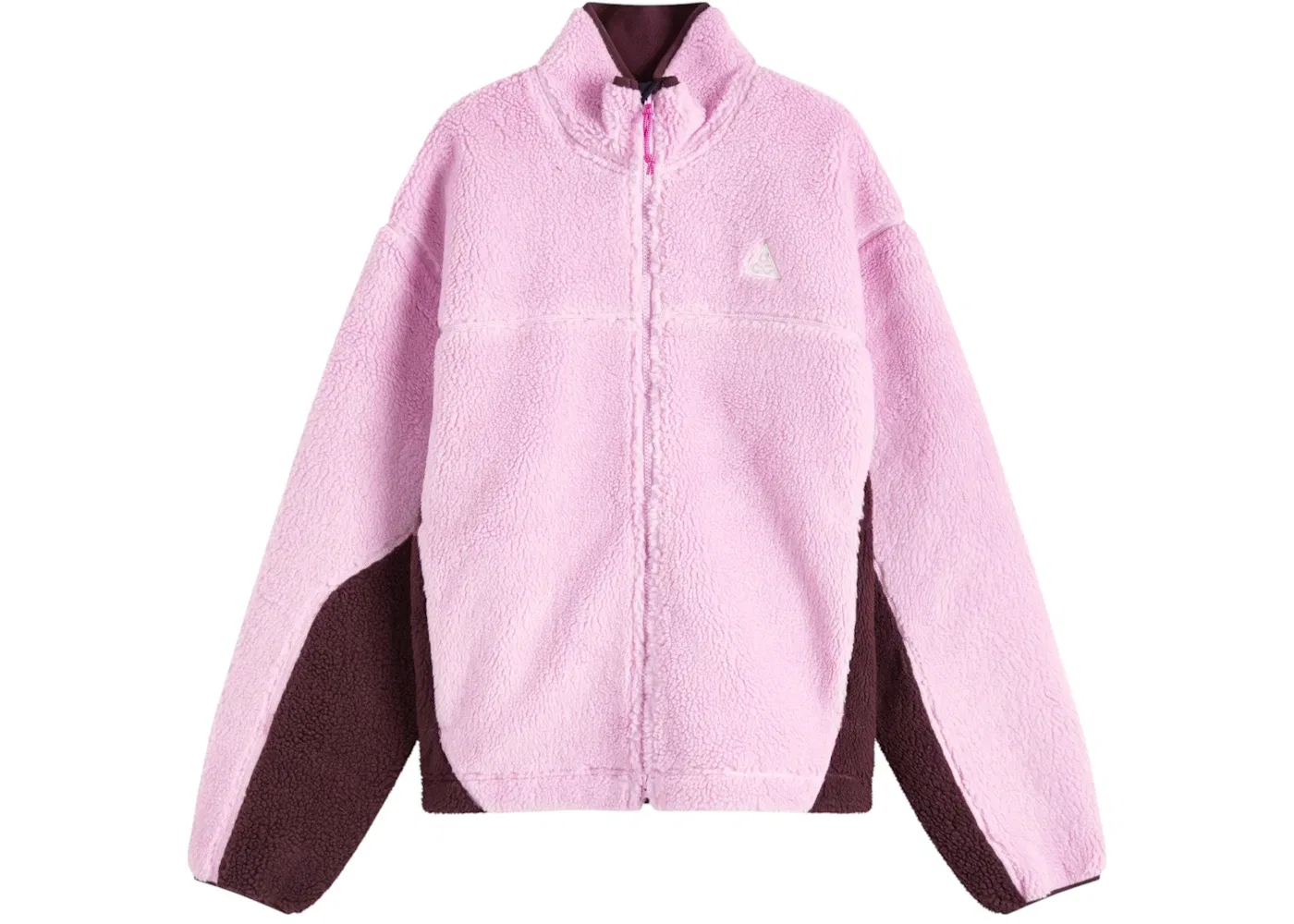 Мужская ветрозащитная куртка с цветовой блокировкой Nike ACG Canwell Glacier Windproof, Pink/Burgundy/Black