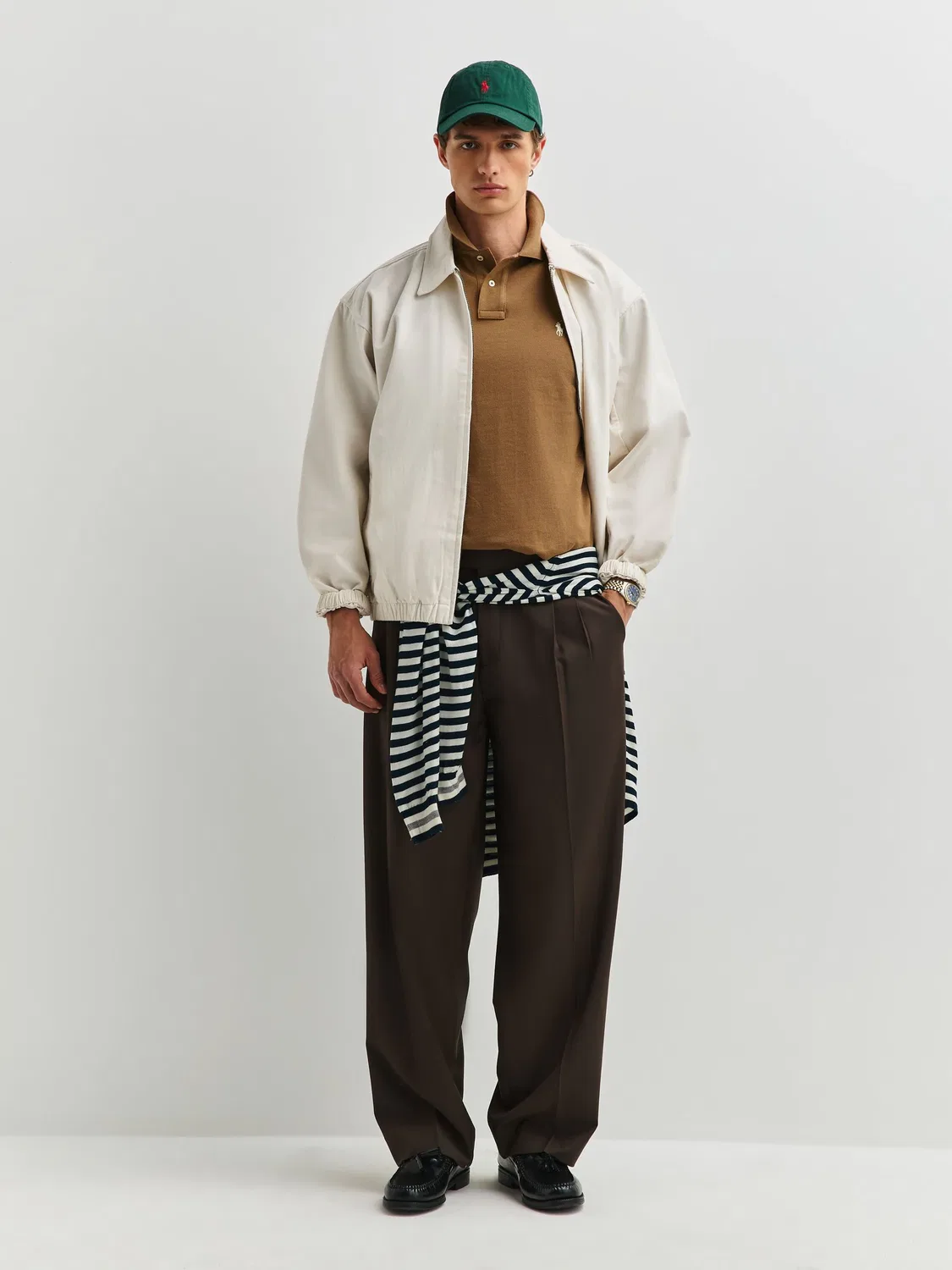 Поло Polo Ralph Lauren Custom Fit, коричневый — фото 2
