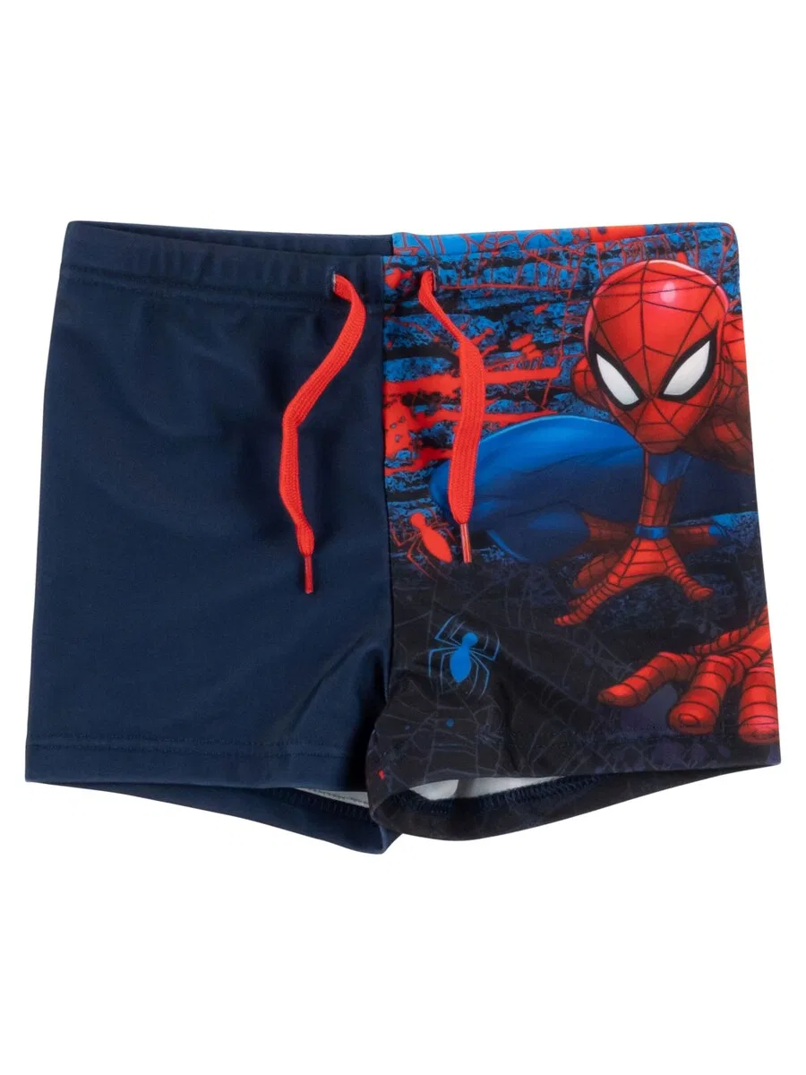 Плавки Человека-паука в стиле Marvel синего цвета SPIDERMAN