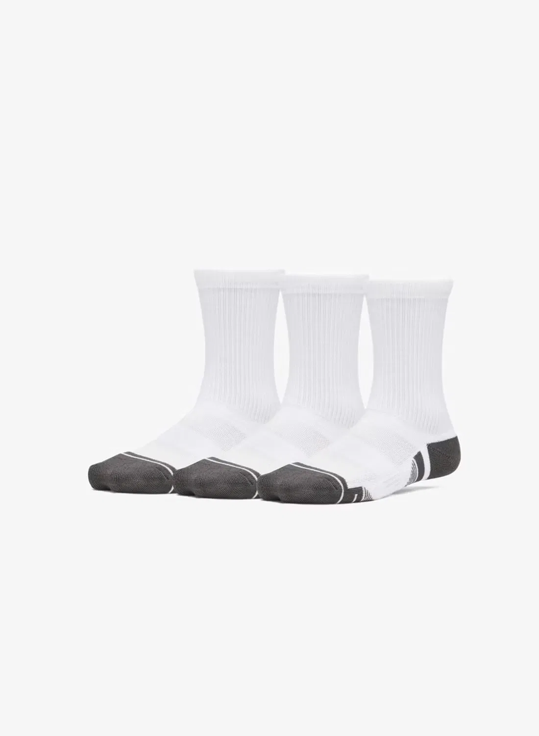 Носки спортивные с усиленной пяткой 3 пары Under Armour, белый — фото 3