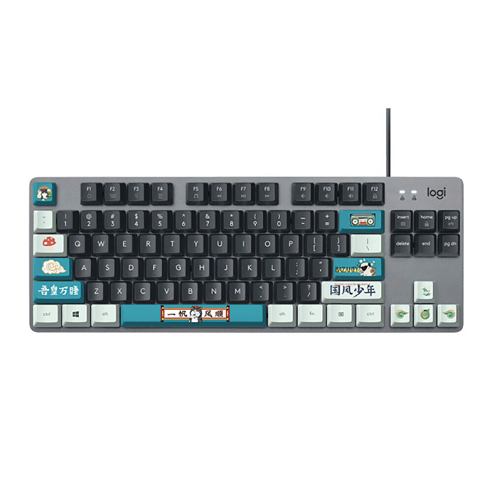 

Игровая клавиатура Logitech K835, проводная, механическая, Blue Switch, National series, чёрный