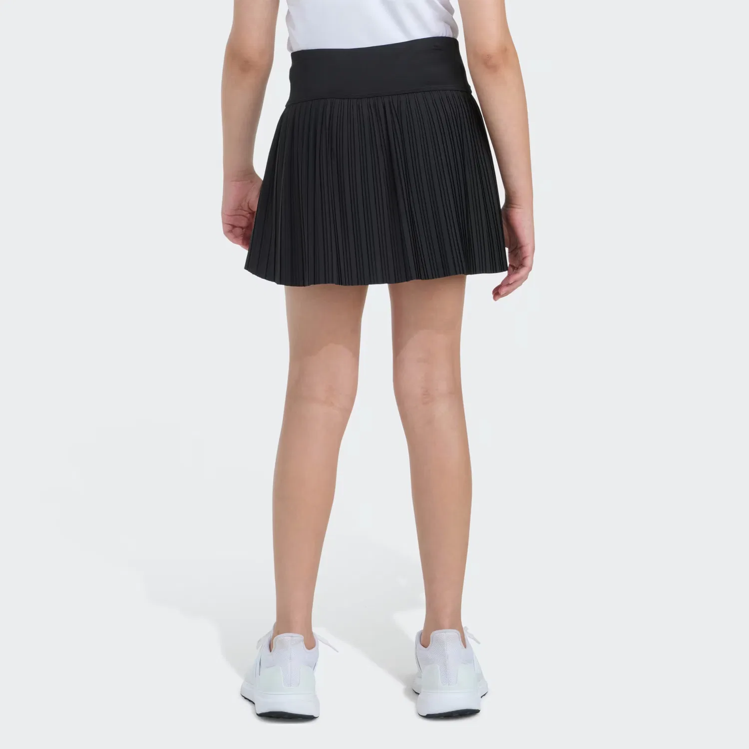 Детская юбка-шорты в складку с внутренними велошортами Adidas Sportswear, черный — фото 3
