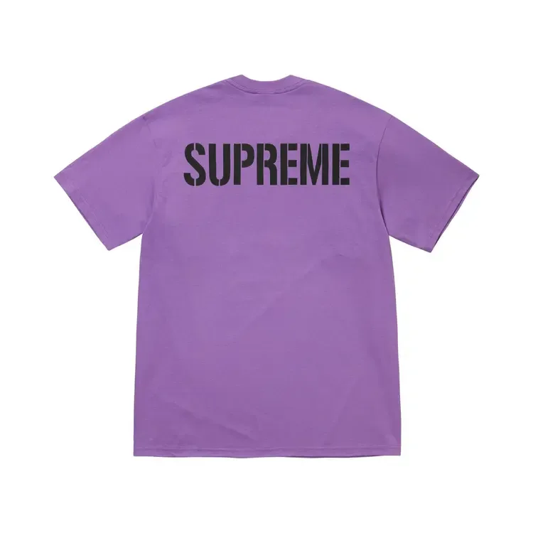 Футболка Supreme World Famous Tee 'Purple' — фото 2