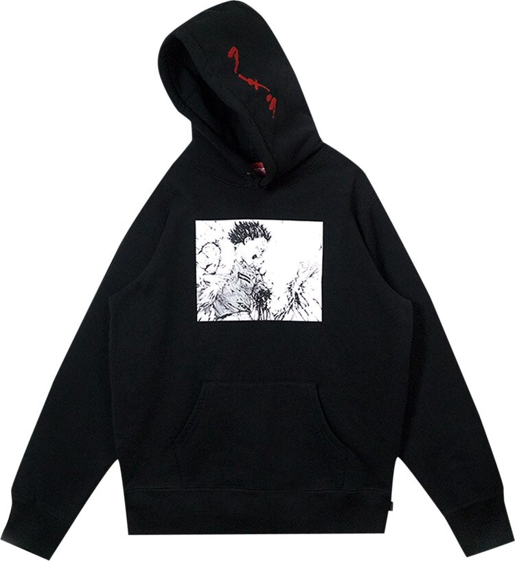 

Толстовка Supreme Akira Arm Hooded Sweatshirt 'Black', черный