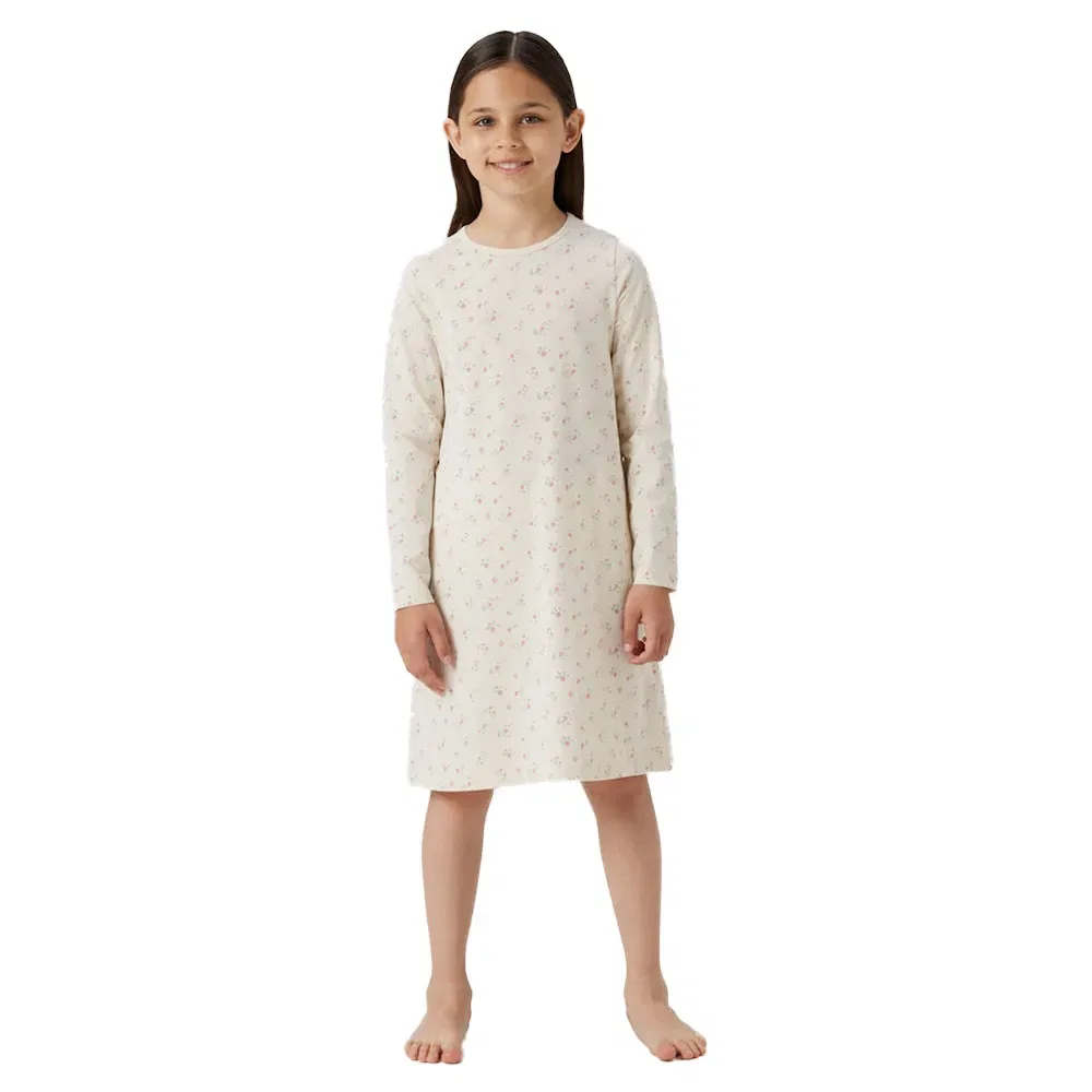 Ночнушка Flower Long Sleeve Name It, бежевый — фото 4